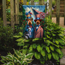 All American Airedale Terrier Garden Flag –  Dogs with American Flag Background by Caroline’s Treasures