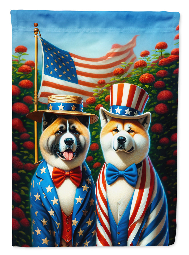 All American Akita House Flag