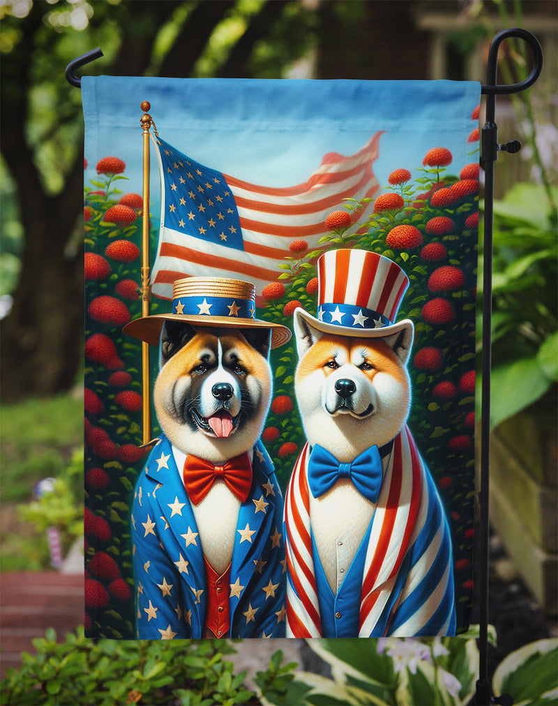 All American Akita Garden Flag