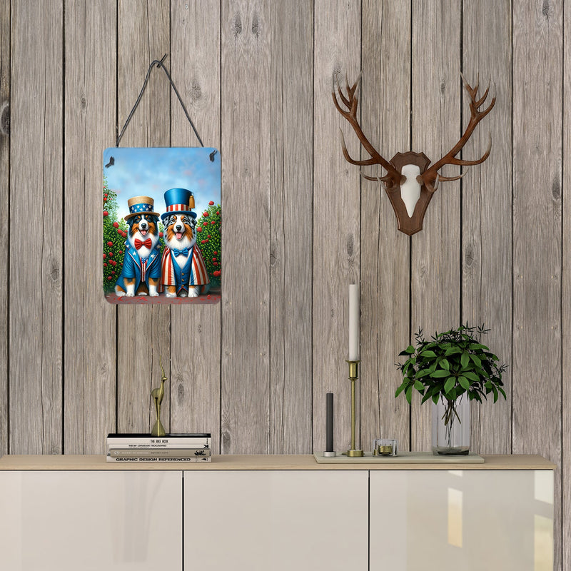 All American Australian Shepherd Wall or Door Hanging Prints
