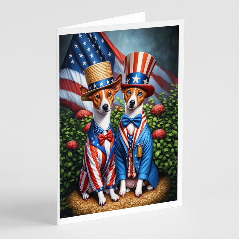 All American Basenji Greeting Cards Pack of 8