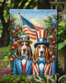 All American Basset Hound Garden Flag –  Dogs with American Flag Background by Caroline’s Treasures