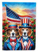 All American Beagle Garden Flag –  Dogs with American Flag Background by Caroline’s Treasures