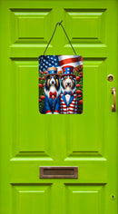 All American Bearded Collie Wall or Door Hanging Prints