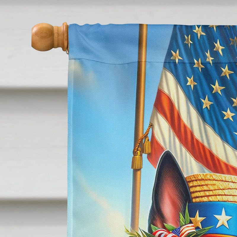 All American Belgian Malinois House Flag