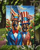 All American Belgian Malinois Garden Flag –  Dogs with American Flag Background by Caroline’s Treasures