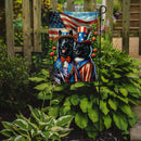 All American Belgian Sheepdog Garden Flag –  Dogs with American Flag Background by Caroline’s Treasures