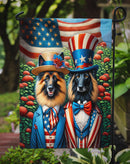 All American Belgian Tervuren Garden Flag –  Dogs with American Flag Background by Caroline’s Treasures
