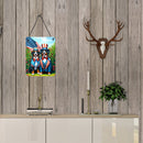 All American Bernese Mountain Dog Wall or Door Hanging Prints