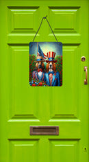 All American Bloodhound Wall or Door Hanging Prints