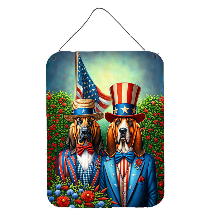 All American Bloodhound Wall or Door Hanging Prints