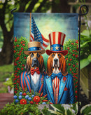 All American Bloodhound Garden Flag –  Dogs with American Flag Background by Caroline’s Treasures