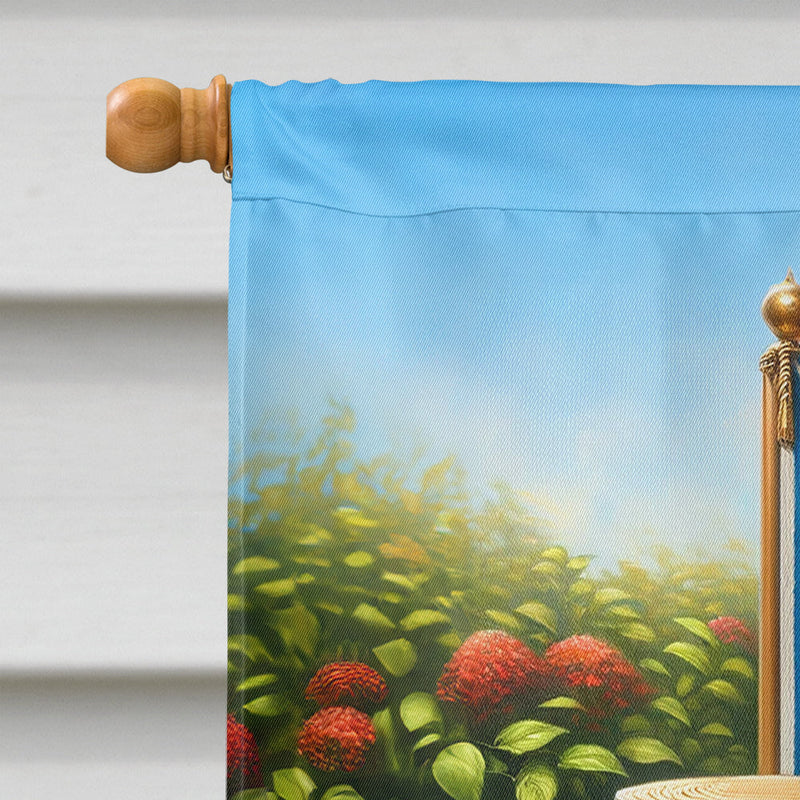 All American Border Collie House Flag