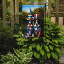 All American Border Collie Garden Flag –  Dogs with American Flag Background by Caroline’s Treasures