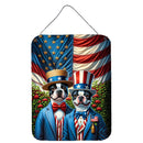 All American Boston Terrier Wall or Door Hanging Prints