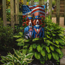 All American Brittany Garden Flag –  Dogs with American Flag Background by Caroline’s Treasures