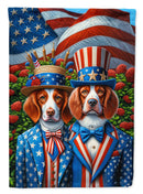 All American Brittany Garden Flag –  Dogs with American Flag Background by Caroline’s Treasures