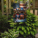All American Brussels Griffon Garden Flag –  Dogs with American Flag Background by Caroline’s Treasures
