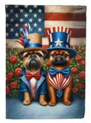 All American Brussels Griffon Garden Flag –  Dogs with American Flag Background by Caroline’s Treasures