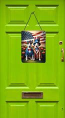 All American Bull Terrier Wall or Door Hanging Prints