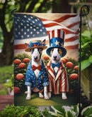 All American Bull Terrier Garden Flag –  Dogs with American Flag Background by Caroline’s Treasures