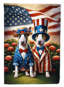 All American Bull Terrier Garden Flag –  Dogs with American Flag Background by Caroline’s Treasures
