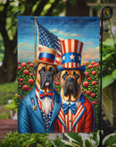 All American Bullmastiff Garden Flag –  Dogs with American Flag Background by Caroline’s Treasures