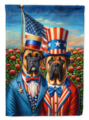 All American Bullmastiff Garden Flag –  Dogs with American Flag Background by Caroline’s Treasures