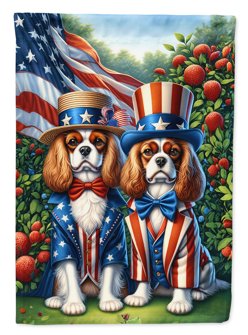 All American Cavalier Spaniel House Flag