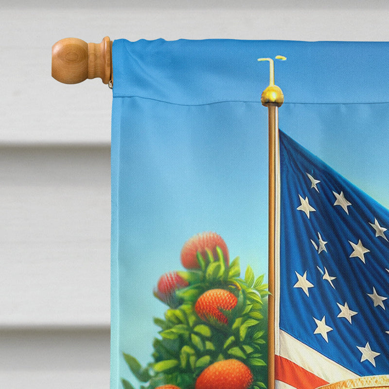 All American Chow Chow House Flag