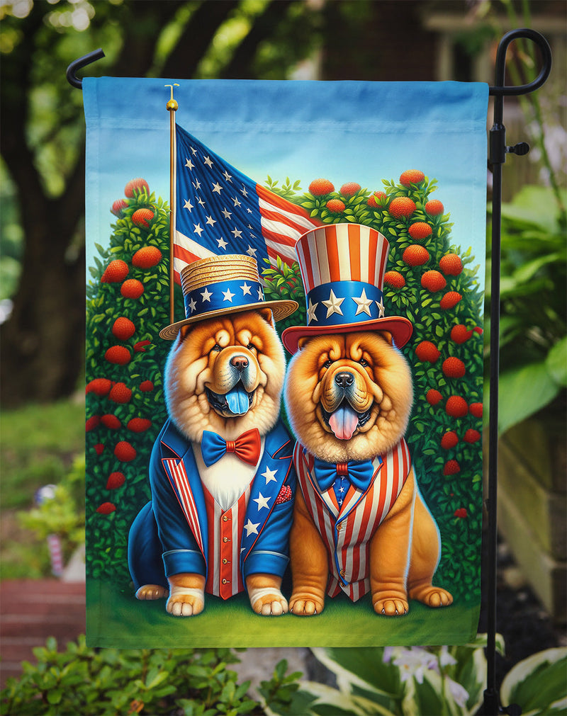 All American Chow Chow Garden Flag