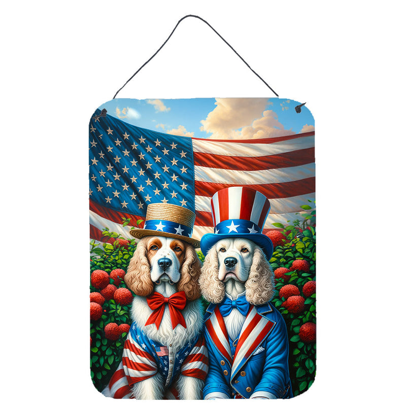All American Clumber Spaniel Wall or Door Hanging Prints