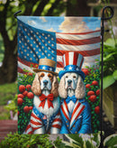 All American Clumber Spaniel Garden Flag –  Dogs with American Flag Background by Caroline’s Treasures