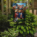 All American Cocker Spaniel Garden Flag –  Dogs with American Flag Background by Caroline’s Treasures