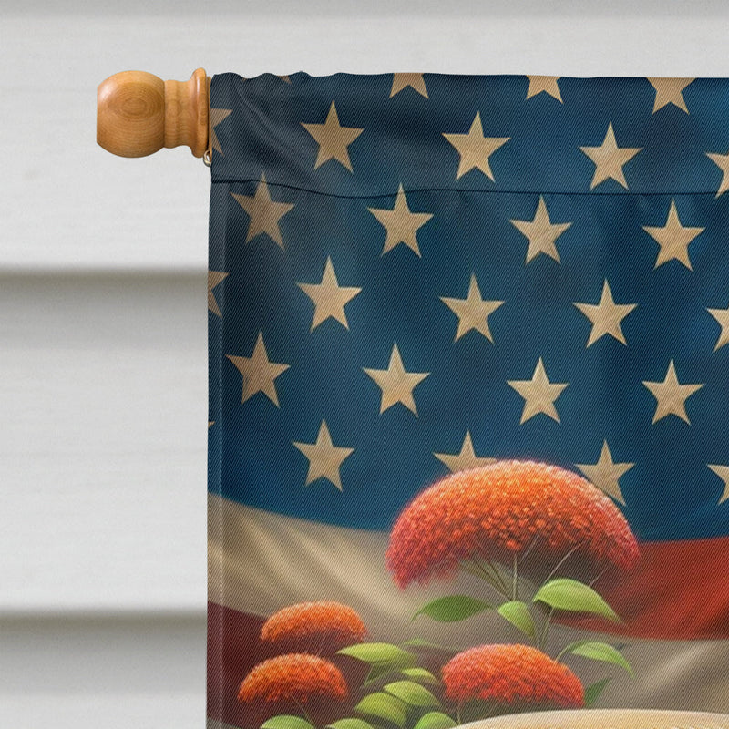 All American Collie House Flag