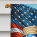 All American Dachshund House Flag