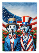 All American Dalmatian Garden Flag –  Dogs with American Flag Background by Caroline’s Treasures