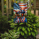 All American Doberman Pinscher Garden Flag –  Dogs with American Flag Background by Caroline’s Treasures