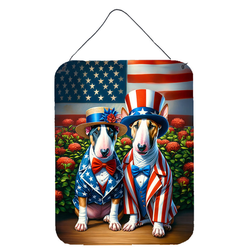 All American English Bull Terrier Wall or Door Hanging Prints