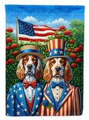 All American English Setter Garden Flag –  Dogs with American Flag Background by Caroline’s Treasures