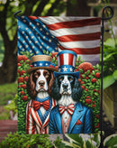 All American English Springer Spaniel Garden Flag –  Dogs with American Flag Background by Caroline’s Treasures