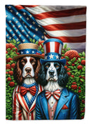 All American English Springer Spaniel Garden Flag –  Dogs with American Flag Background by Caroline’s Treasures