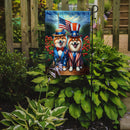 All American Finnish Spitz Garden Flag –  Dogs with American Flag Background by Caroline’s Treasures