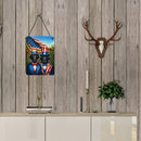 All American Flat-Coated Retriever Wall or Door Hanging Prints