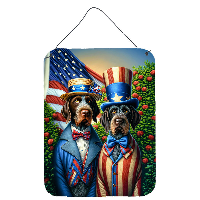 All American German Wirehaired Pointer Wall or Door Hanging Prints