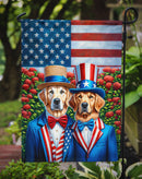 All American Golden Retriever Garden Flag –  Dogs with American Flag Background by Caroline’s Treasures