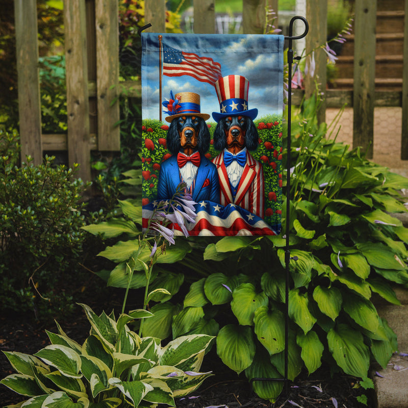 All American Gordon Setter Garden Flag