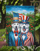 All American Great Pyrenees Garden Flag –  Dogs with American Flag Background by Caroline’s Treasures