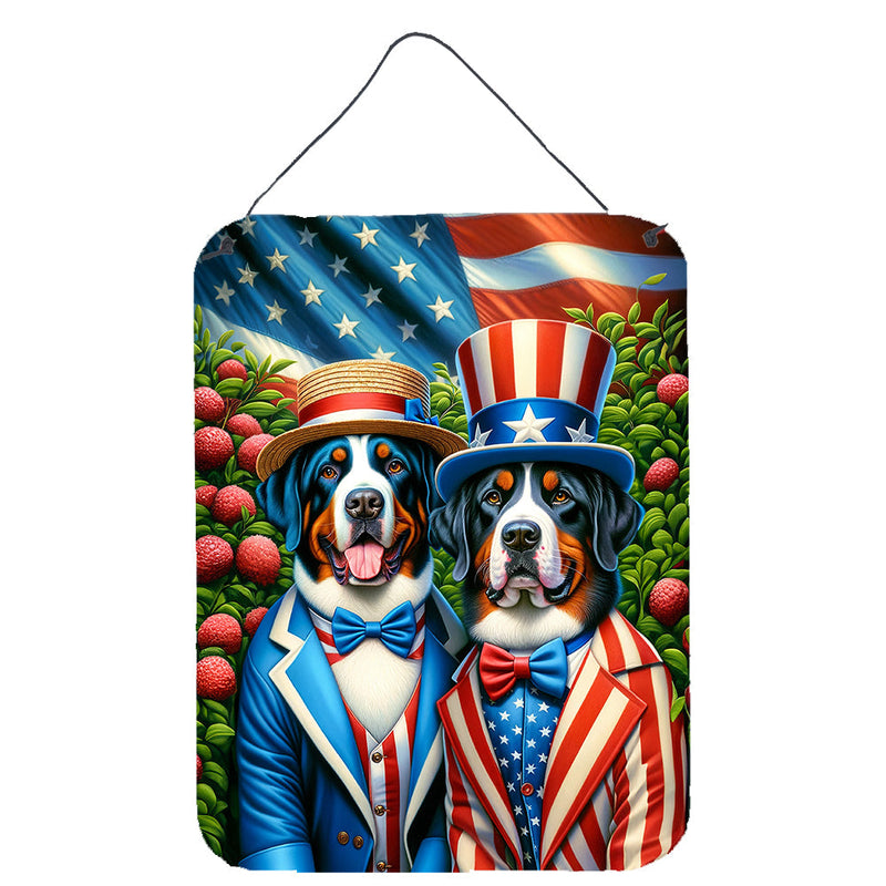 All American Greater Swiss Mountain Dog Wall or Door Hanging Prints