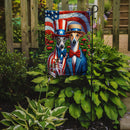 All American Greyhound Garden Flag –  Dogs with American Flag Background by Caroline’s Treasures
